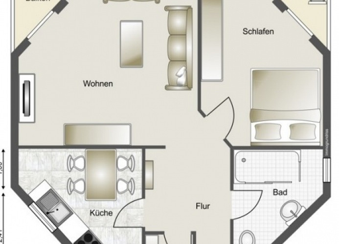 Ferienwohnung Residenz Rosengrund E15